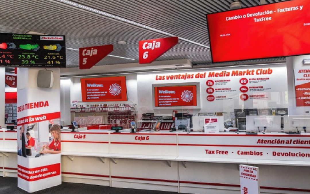 QUEUE MANAGEMENT AT MEDIAMARKT CHECKOUTS