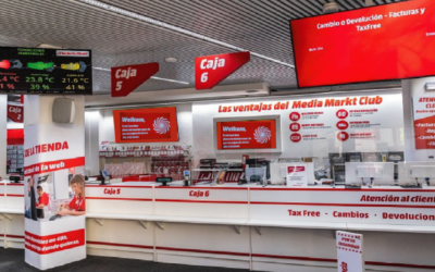 QUEUE MANAGEMENT AT MEDIAMARKT CHECKOUTS